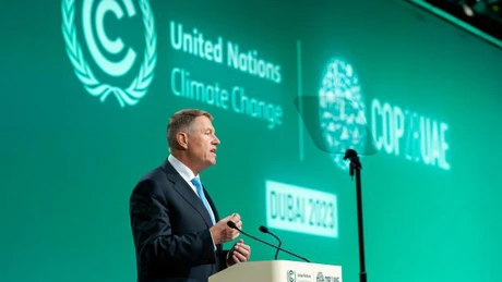 Klaus Iohannis: România are unele dintre cele mai scăzute emisii de gaze cu efect de seră pe cap de locuitor din UE și e ferm angajată în atenuarea schimbărilor climatice