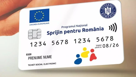 MIPE: Începând de joi vor fi încărcate cu suma de 250 de lei cardurile pentru alimente. De această măsură beneficiază aproximativ 2,6 milioane de români