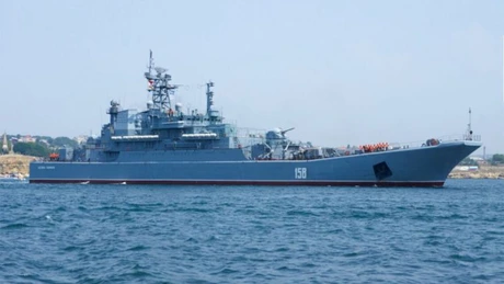 Ucraina anunţă că a distrus o navă de război a Rusiei în largul coastelor Crimeii