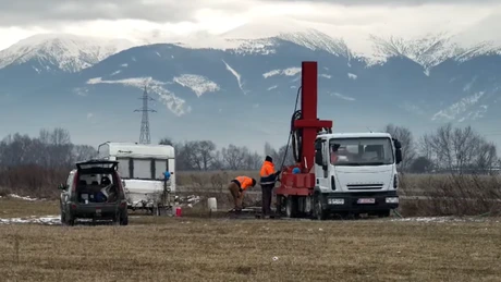 Autostrada Sibiu - Făgăraș: CNAIR a postat imagini cu executarea de foraje pe tronsoanele 3 și 4 VIDEO