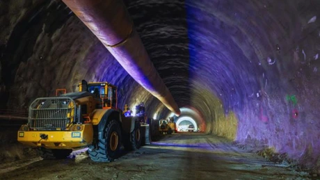 Autostrada Sibiu - Pitești: Primul tunel veritabil de autostradă din România, forat în proporție de două treimi