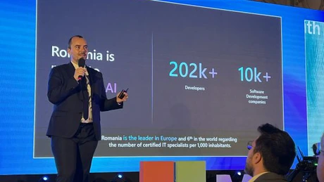 Bogdan Putinică, Microsoft: România, pe primul loc în Europa la numărul de angajați în IT raportat la 1.000 de cetățeni și pe locul șase în lume. Potențialul este enorm