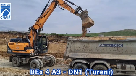 Drum Expres Turda - Tureni: Asocierea condusă de Dimex 2000 a realizat un sfert din lucrări