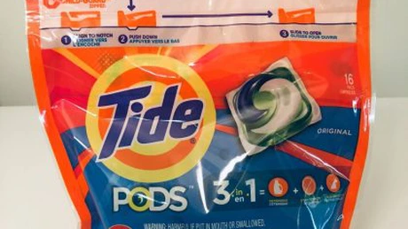Procter & Gamble retrage în SUA 8,2 milioane de pungi de detergent de rufe în capsule, din cauza unor probleme de fabricație care ar putea afecta sănătatea copiilor