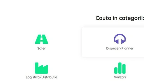 S-a lansat prima platformă cu anunţuri de angajare din ţară dedicată industriei de transport și logistică