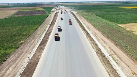 Autostrada A7 Buzău - Focșani. API constată mobilizarea spectaculoasă a UMB: 