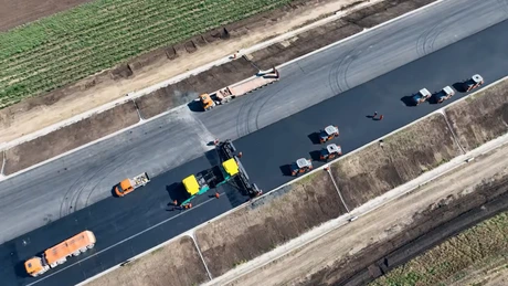 Autostrada Moldova A7 - Tronsonul Buzău-Focşani (82,44 km) va fi dat în circulaţie până la sfârșitul anului, anunţă CNAIR