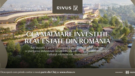 IULIUS anunță numele proiectului de reconversie și regenerare urbană de la Cluj-Napoca: RIVUS. Fostă platformă industrială redată orașului ca spațiu al comunității: concepte culturale, de timp liber și shopping în premieră națională