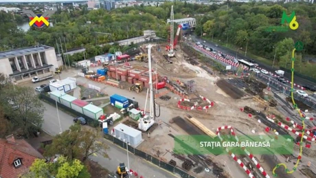 Magistrala 6 de metrou: Stadiul detaliat al lucrărilor la secțiunea sudică 1 Mai - Tokyo în a doua jumătate a lunii septembrie