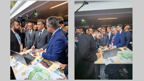 Doi români i-au atras atenția lui Emmanuel Macron cu o inovație tech contra dezinformării