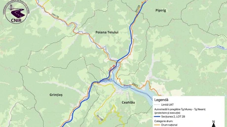 Autostrada Unirii A8: Termenul de depunere a ofertelor pentru lotul Grințieș - Pipirig, prelungit până pe 27 februarie