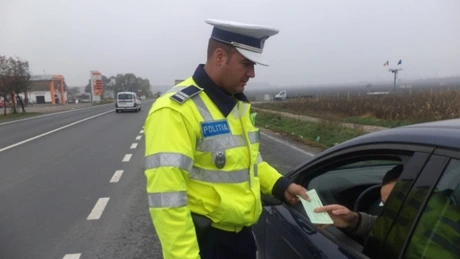MAI: Aproape 450 de de şoferi au rămas sâmbătă fără permis de conducere