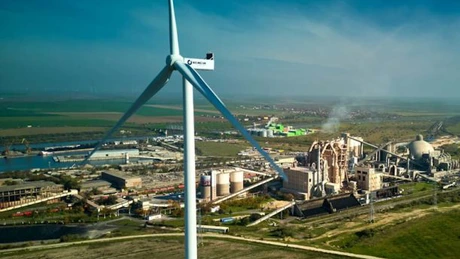 Primul și singurul parc eolian deschis în 2024 în România: Romcim a pus în funcțiune cei 30 MW care vor alimenta fabrica de ciment de la Medgidia