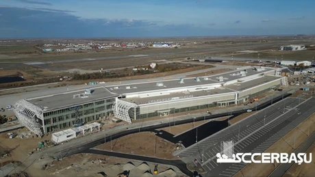 Cel mai mare terminal nou de aeroport din România prinde contur. Cum arată lucrarea executată de Construcții Erbașu în Oltenia