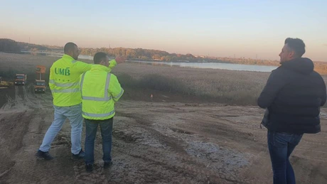 Autostrada Bucureștiului A0: UMB a început lucrările în zona protejată la podul peste lacul Cernica