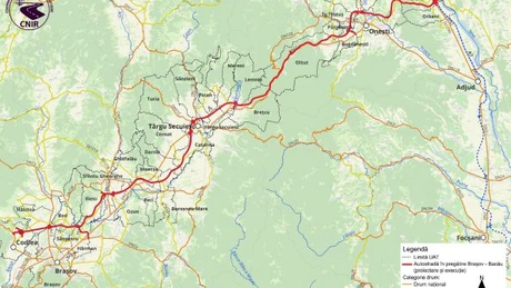 Autostrada A13 Brașov - Bacău: Contractul cu firma Consitrans pentru studiul de fezabilitate, preluat oficial de CNIR