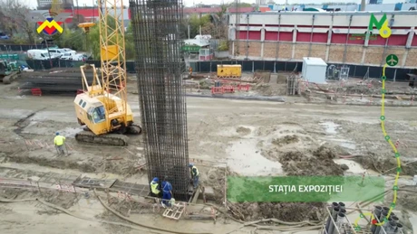 Metroul de Otopeni: Cum au evoluat lucrările la secțiunea sudică a M6 în a doua jumătate a lunii noiembrie