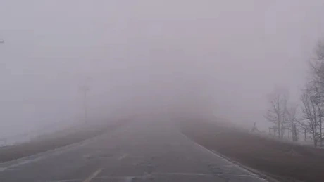 Cod galben e ceață în jumătate de țară. Lista județelor afectate