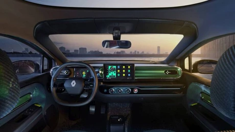 Renault prezintă interiorul conceptului Twingo la Salonul Auto de la Bruxelles