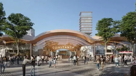 Prima gară din România încorporată într-un proiect imobiliar gigant VIDEO