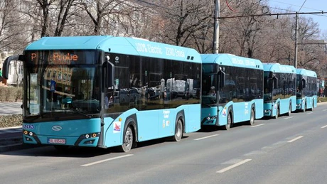 Orașul din România în care încep să circule din 1 aprilie autobuze electrice