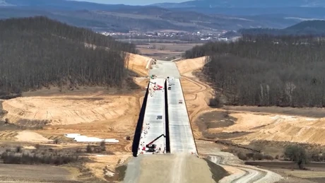 Autostrada Transilvania: UMB a ajuns la un stadiu de 70% pe lotul Zimbor - Poarta Sălajului. Când va fi dat în trafic VIDEO