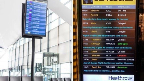 UPDATED. Aeroportul Heathrow din Londra, închis din cauza unui incendiu care a dus la o pană de curent. Zborurile de la București, anulate