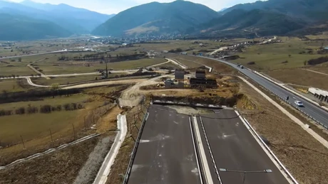 Autostrada A1 Sibiu - Pitești. Imagini noi cu secțiunea 2, unde se lucrează și duminica