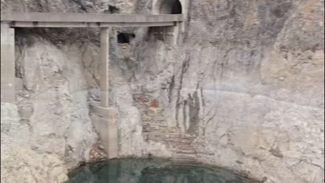 Cât de gol este lacul Vidraru și de ce. Explicațiile Hidroelectrica VIDEO
