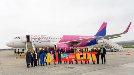 Wizz Air a efectuat primul zbor pe ruta Cluj-Napoca - Castellón