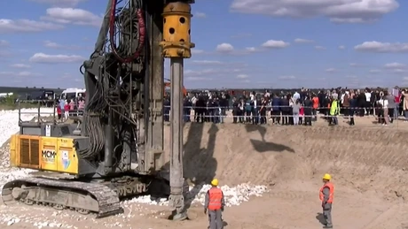 VIDEO Moment istoric. Au început lucrările la primul pod peste Prut, după Revoluţie