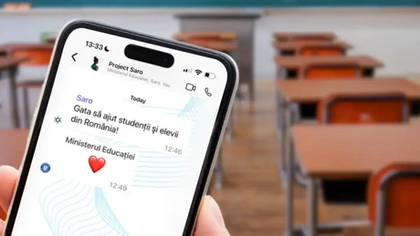 Premieră. Ministerul Educației încheie un parteneriat pentru integrarea AI în educația din România. Catbot-ul Saro, va fi disponibil  în școlile și universitățile din România