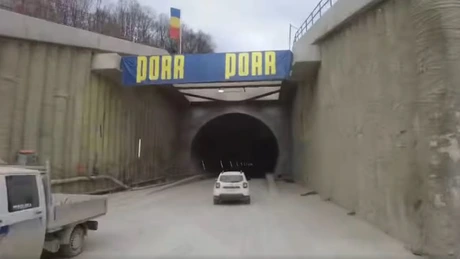Autostrada A1 Sibiu - Pitești: Mai sunt trei zile până la deschiderea pentru public a primului tunel
