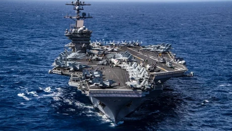 Gigantul USS Carl Vinson a ajuns în Orientul Mijlociu, al doilea portavion trimis de SUA în regiune