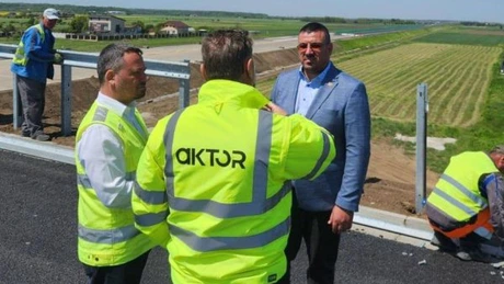 Autostrada Bucureștiului: Luni se deschide pasajul peste A0 din Țegheș