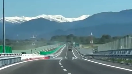Carpații de pe autostradă: Imagini cu noul tronson din A1 Sibiu - Pitești, care se deschide în câteva săptămâni
