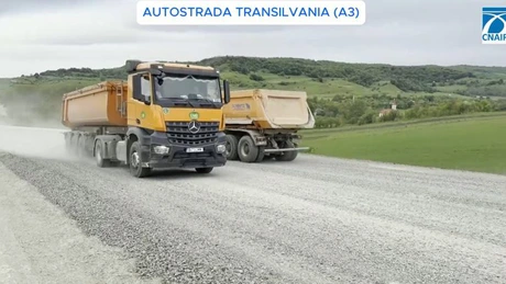 VIDEO Autostrada A3 Transilvania: UMB a mobilizat 280 de muncitori pe tronsonul Nădășelu - Zimbor