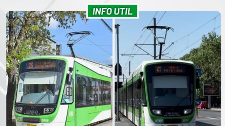 STB suspendă în acest weekend circulația tramvaielor 25 și 41. Ce alternative li se oferă bucureștenilor