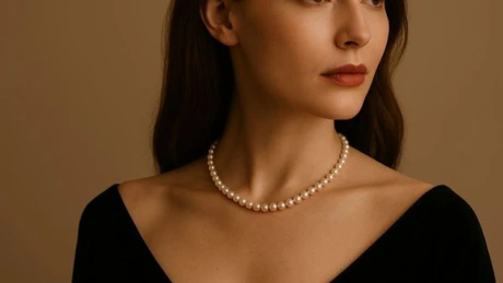De ce colierele cu perle la baza gâtului rămân preferatele femeilor sofisticate