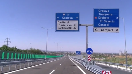 Drum Expres Craiova - Pitești: S-a deschis circulația pe pasajul care permite accesul din DEx12 în municipiul Craiova