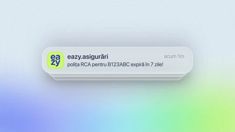 Eazy Asigurări, cea mai nouă firmă de RCA din România lansează un serviciu gratuit. Cum te poate scăpa de cheltuieli de 2.000 de lei