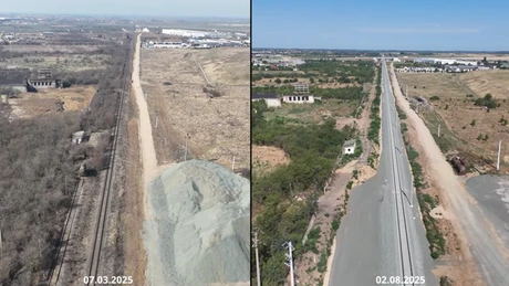 VIDEO Record CFR Infrastructură: Cum arată linia dinspre granița cu Ungaria, reabilitată în doar câteva luni