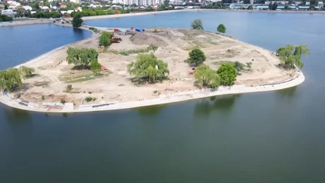 VIDEO Sector 6: Cum arată lucrările la Insula Lacul Morii, viitoare oază de verdeață a Capitalei