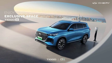 Chery aduce gama completă de SUV-uri TIGGO la Salonul Auto București 2025