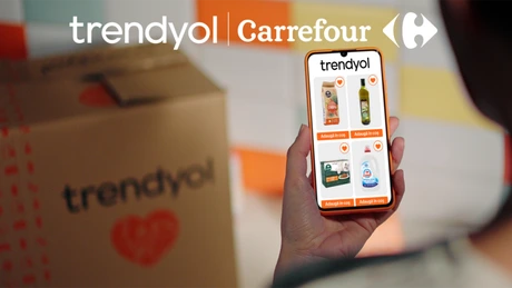 Carrefour este primul lanț alimentar din România care intră pe Trendyol