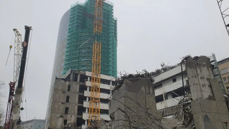 Demolare istorică în București - Câți bani va înghiți noua clădire de birouri care a fost sediul Bancorex, cumpărată de AFI