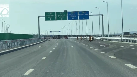 VIDEO Autostrada Ploiești-Buzău, lot 3. Cum arată acum tronsonul din autostrada A7 care se va deschide în câtva zile