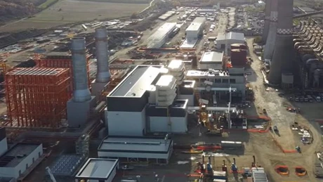 VIDEO Cum arată acum centrala electrică pe gaze care se construiește la Mintia, și care va fi cea mai mare de acest fel din Europa