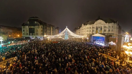 Târgul de Crăciun din Timişoara a atras peste 1,7 milioane de vizitatori