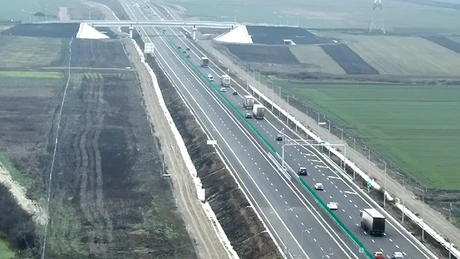 VIDEO S-a deschis circulația pe A7 Focșani - Adjud. Se circulă neîntrerupt pe autostradă de la București la Adjud